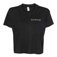 Load image into Gallery viewer, Fired Housewife - Embroidered | Cropped T-Shirt
