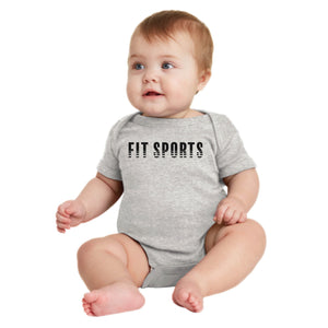 Fit Sports Black Logo | Infant Onesie