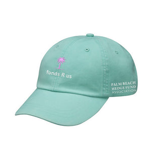 PBHFA Embroidered Hat - Funds R Us with Pink Palm