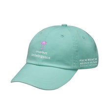Load image into Gallery viewer, PBHFA Embroidered Hat - Market Intelligence with Pink Palm
