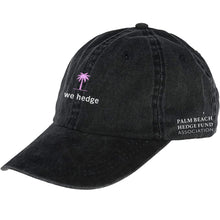 Load image into Gallery viewer, PBHFA Embroidered Hat - We Hedge with Pink Palm
