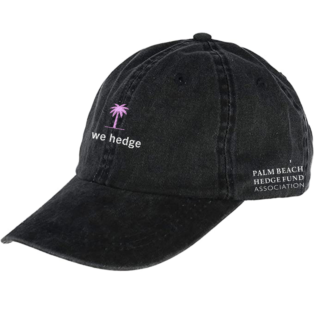 PBHFA Embroidered Hat - We Hedge with Pink Palm